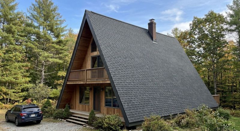 A Frame Roof Installation in Cape May County, NJ