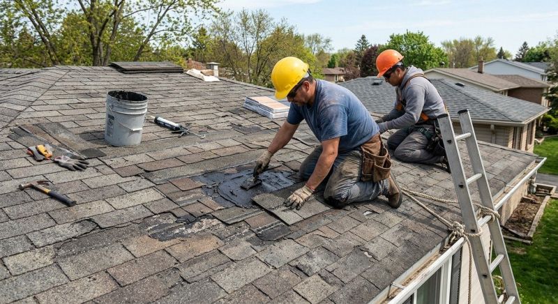 Asphalt Roof Repair in Villas, NJ