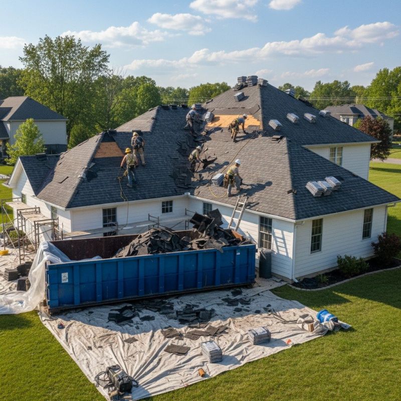 Asphalt Roof Replacement in Milton, DE