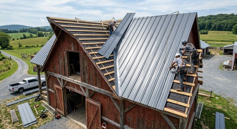 Barn Roof Construction in Cape May County, NJ