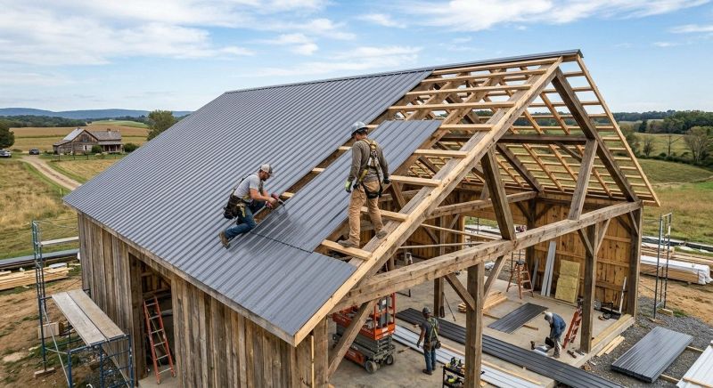Barn Roof Construction in Cape May County, NJ