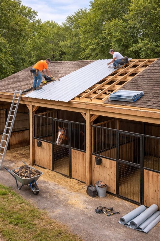 Barn Roof Installation in Cape May County, NJ