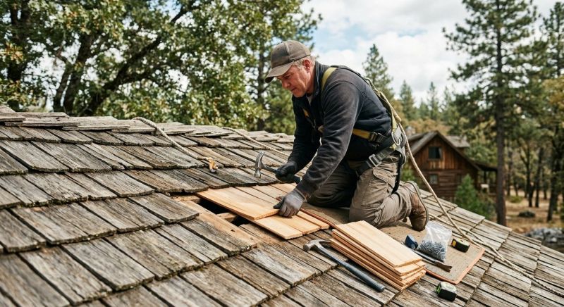 Cedar Shake Roof Repair in Ocean View, NJ