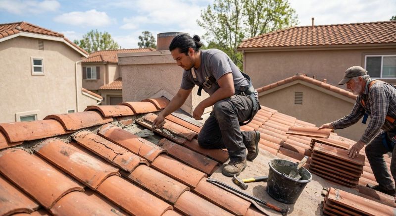 Clay Roof Leak Repair in Cape May County, NJ