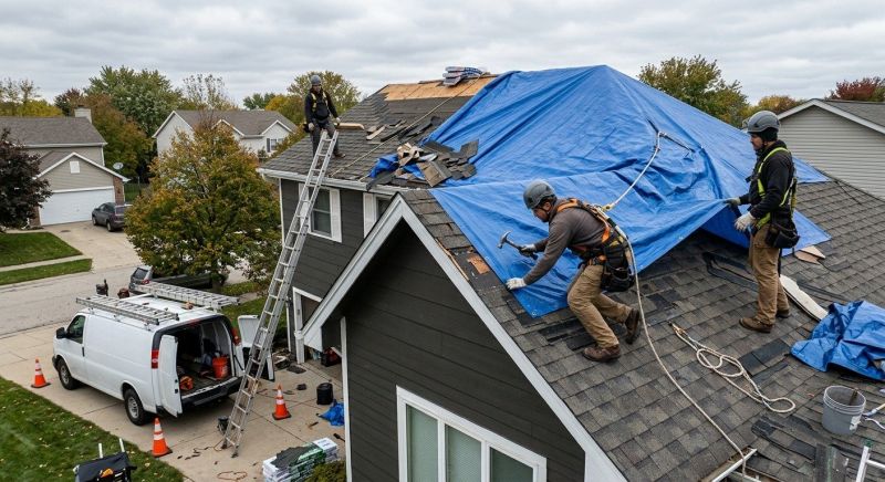 Collapsing Roof Repair in Cape May County, NJ