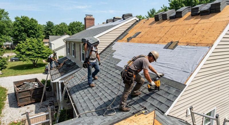 Composite Shingle Repair in Cape May County, NJ