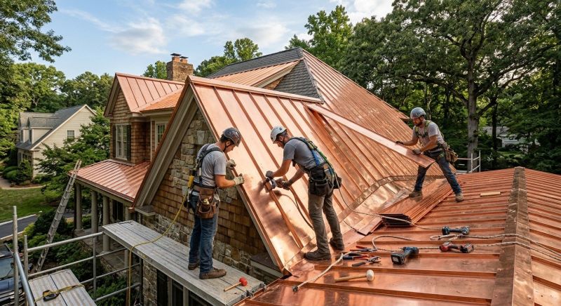 Copper Roof Installation in Cape May County, NJ