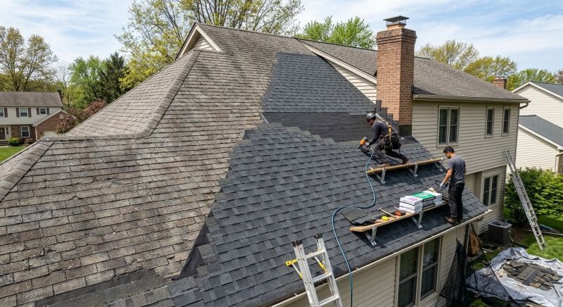 Damaged Roof Replacement in Port Elizabeth, NJ
