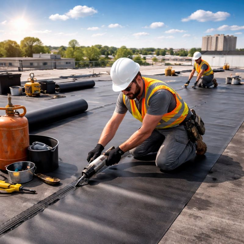 Epdm Roof Installation in Lewes, DE