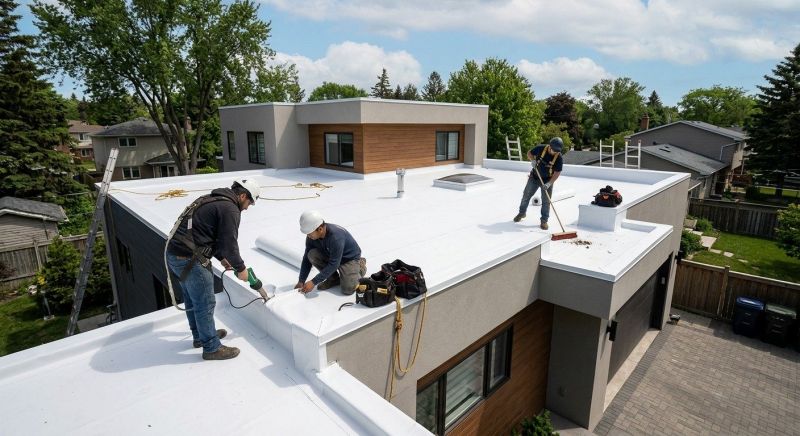 Flat Roof Installation in Cape May Court House, NJ