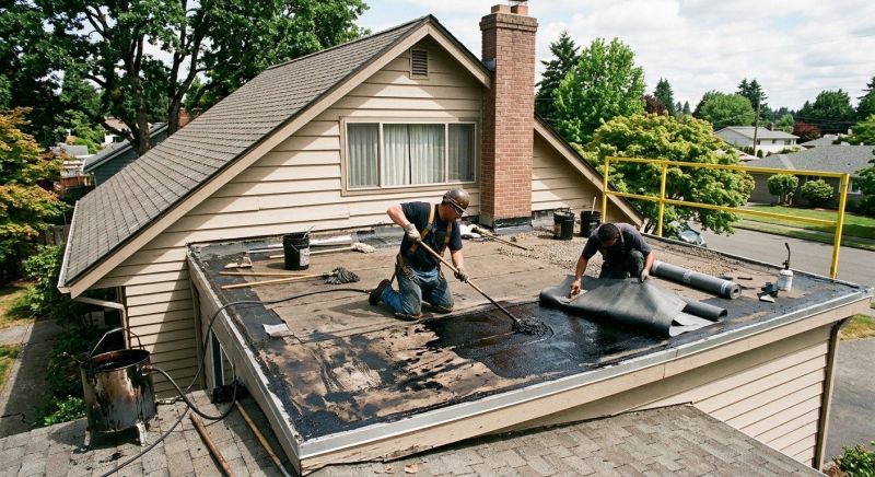 Flat Roof Tar Repair in Cape May County, NJ
