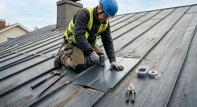 Galvanized Roof Repair in Cape May County, NJ
