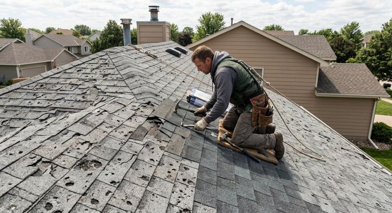 Hail Damage Roof Repair in Cape May County, NJ