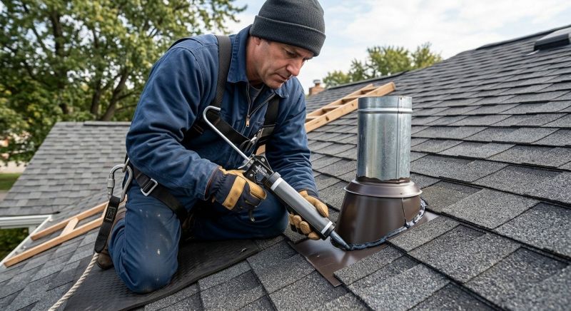 Roof Vent Flashing Repair in Cape May County, NJ