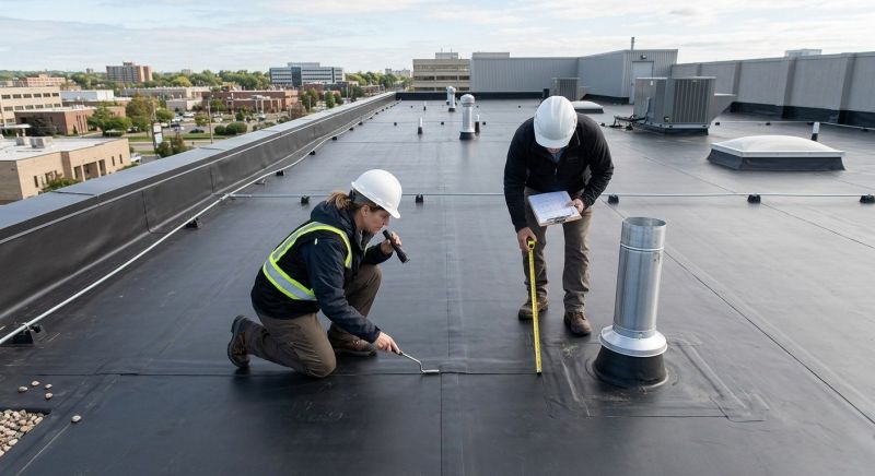Rubber Roof Inspection in Cape May County, NJ