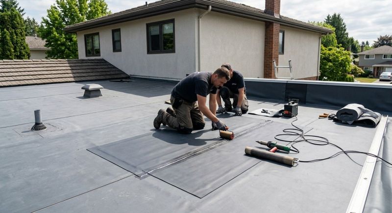 Rubber Roof Repair in Cape May, NJ