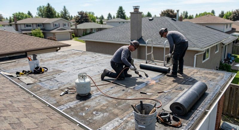 Rubber Roof Repair in Port Elizabeth, NJ