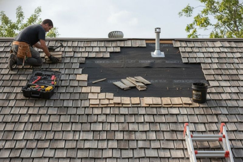 Shake Shingle Repair in Wildwood, NJ