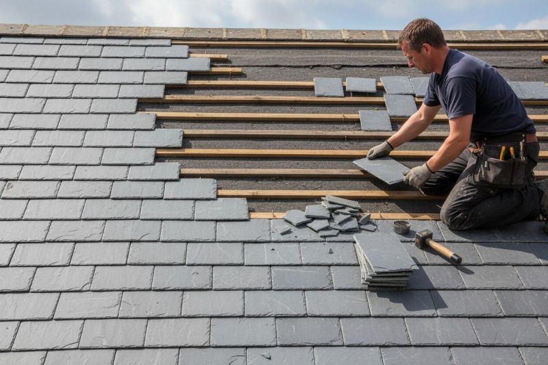 Slate Roof Repair in Cape May Court House, NJ