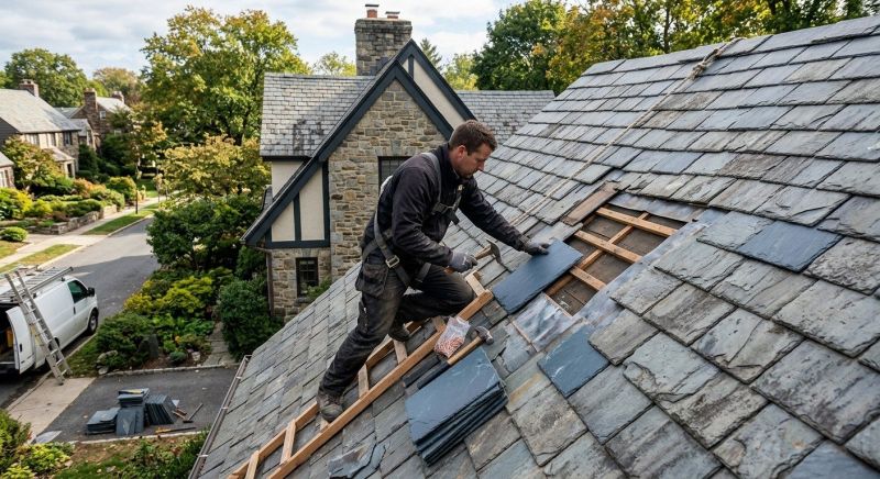 Slate Roof Repair in Cape May County, NJ