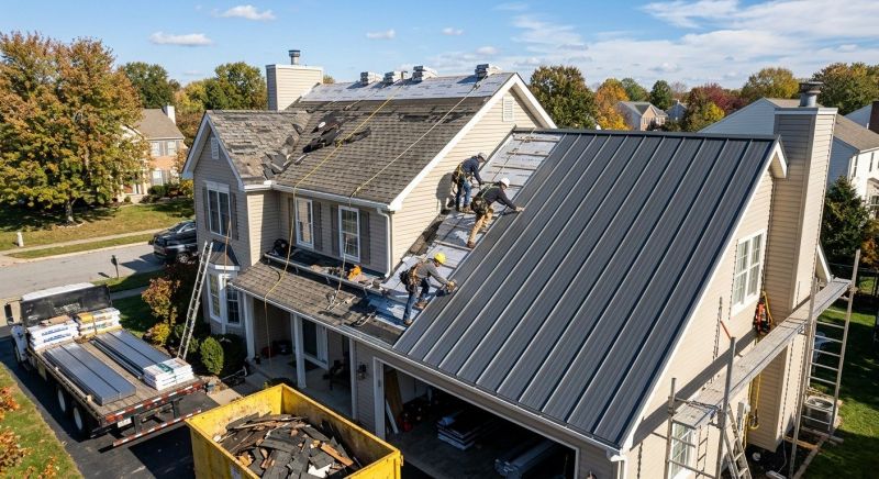 Steel Roof Replacement in Milton, DE