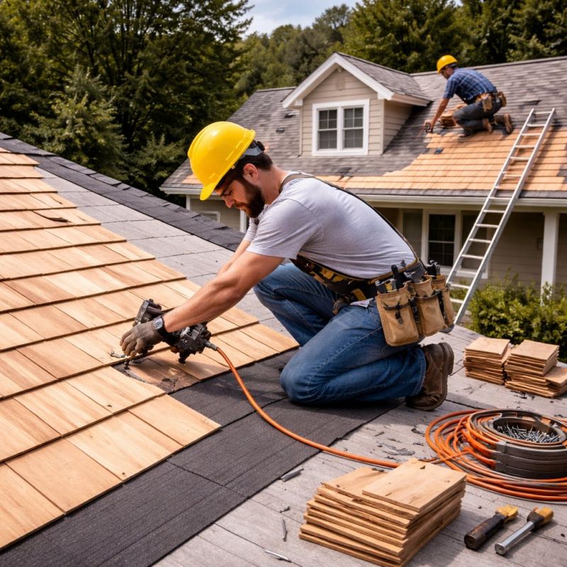 Wood Roofing Installation in Ocean View, NJ