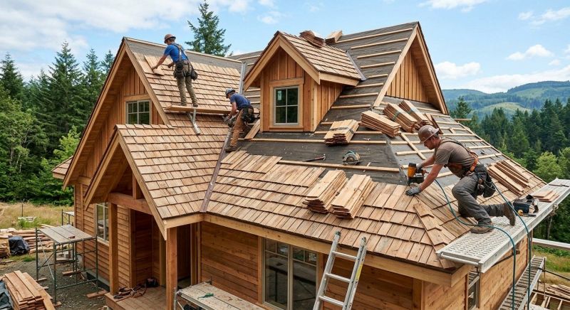 Wood Roofing Installation in Port Elizabeth, NJ