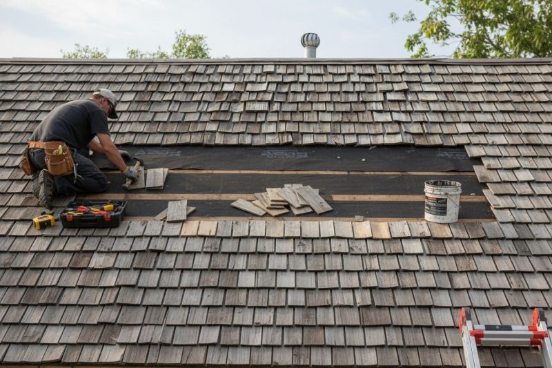 Wood Shake Roof Repair in Ocean View, NJ