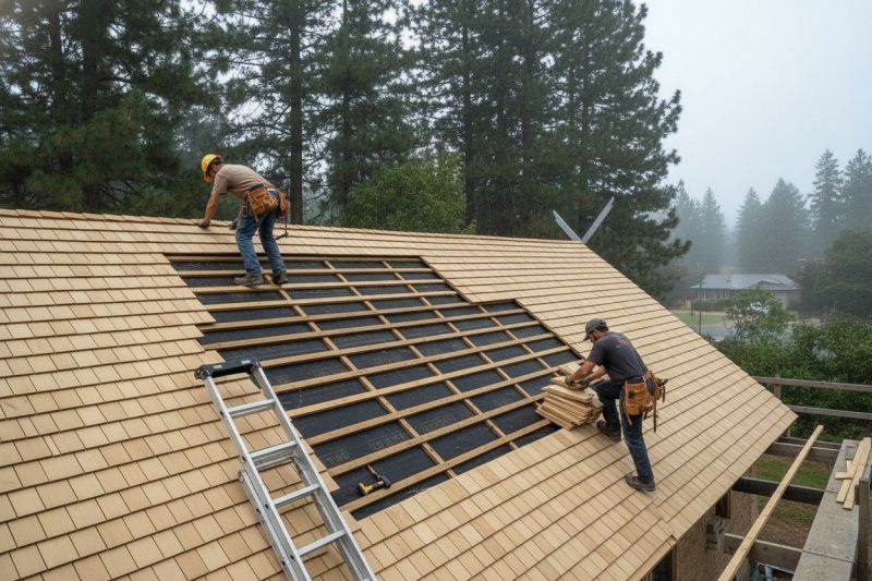 Wood Shake Roof Repair in Stone Harbor, NJ