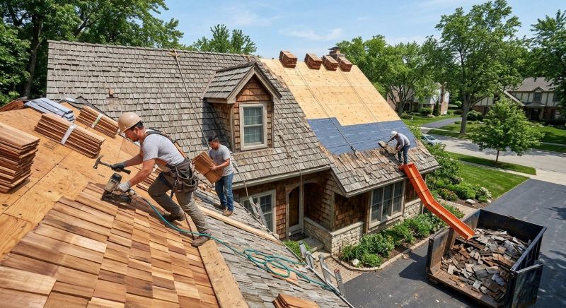 Wood Shake Roof Replacement in Cape May County, NJ