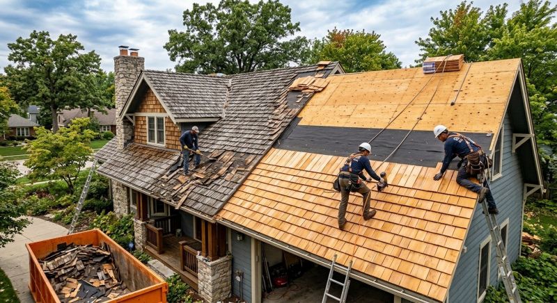 Wood Shingle Roof Replacement in Cape May County, NJ