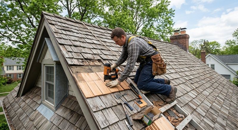 Wood Shingles Repair in Villas, NJ