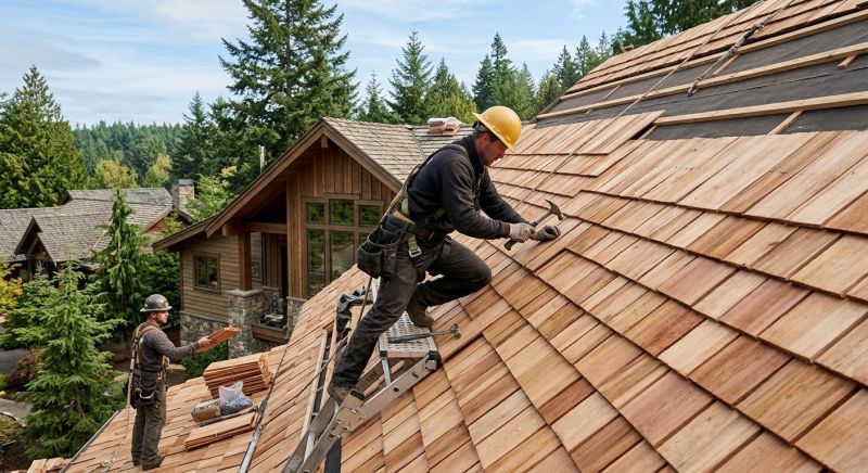Wooden Roof Installation in Cape May County, NJ